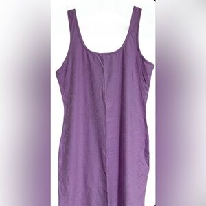 VICTORIA'S SECRET XL STRETCH TANK NIGHTGOWN, LOGO EMBOSSED SLEEP DRESS